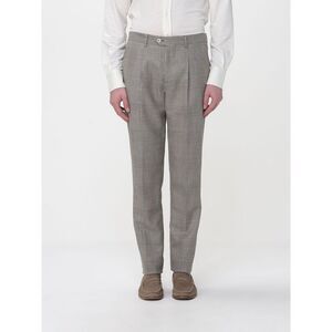 Brunello Cucinelli Men Virgin Wool And Silk Chino Pants Brunello Cucinelli